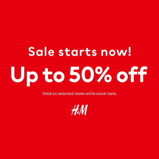 H & m sale start clearance date