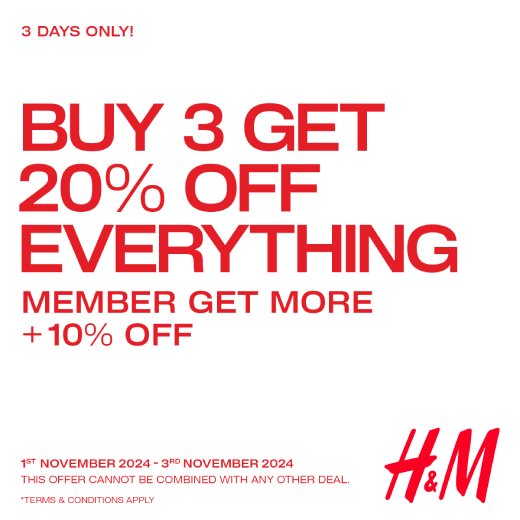 H&m 10 off best sale